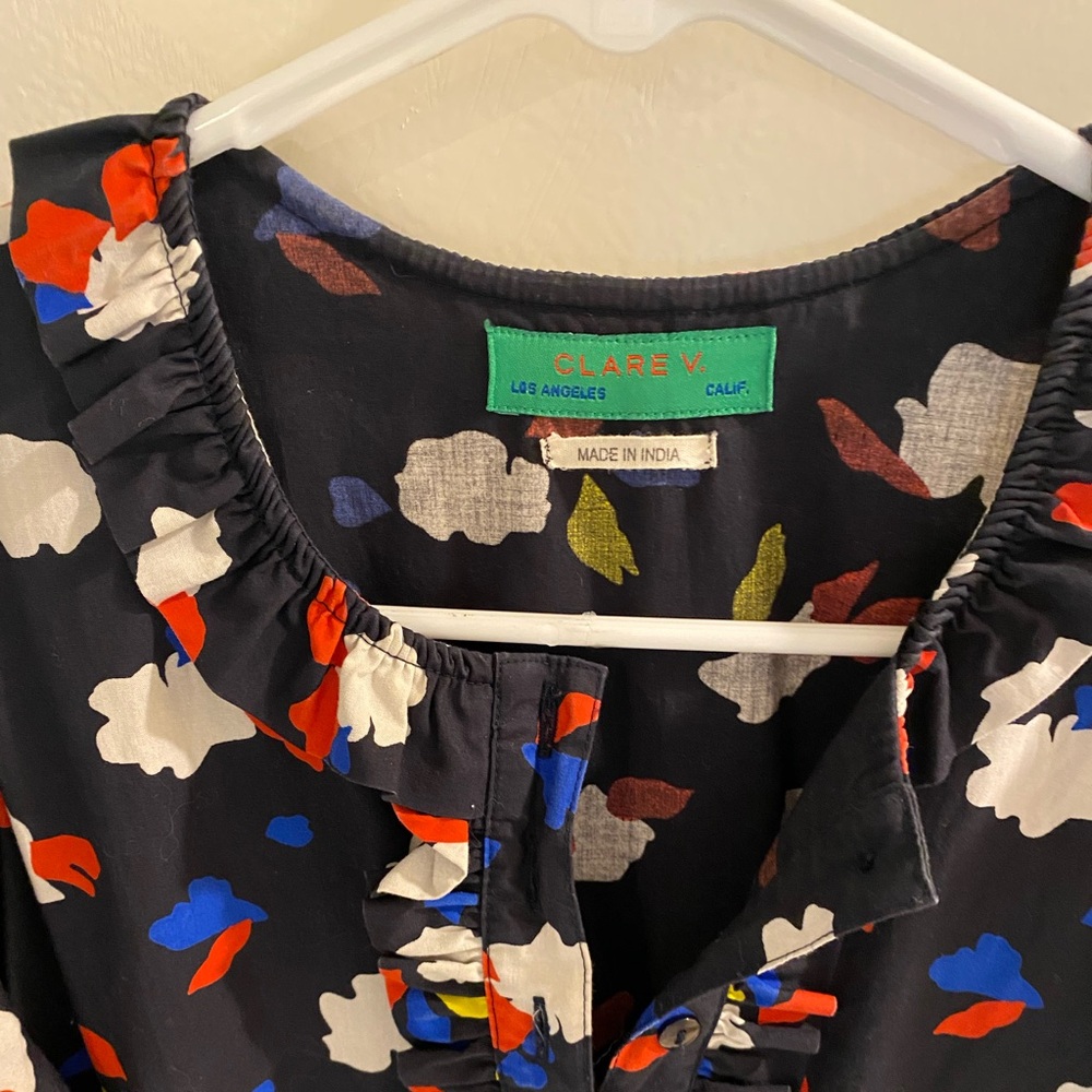 ❤️ Clare V Tiered Midi Dress from Anthropologie ❤️ EUC ❤️ Size Medium - Picture 4 of 10
